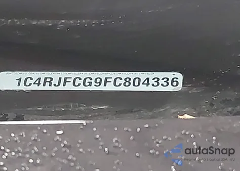 2015 Jeep Grand Cherokee Overland из США, поврежденный, VIN 1C4RJFCG9FC804336